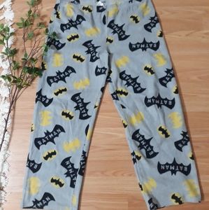 🌿🍒 Batman sleepwear fleece pajama pants size XL 16/18 🌿🍒